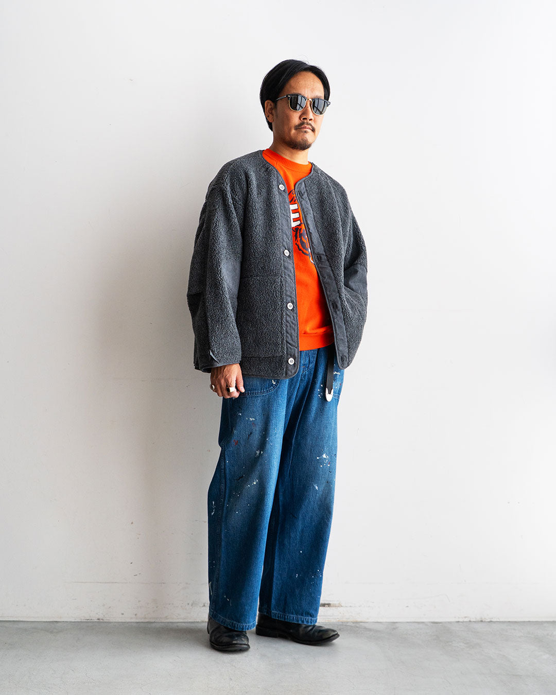 【orslow】US Navy Utility Pants 『Vintage Fade & Paint』