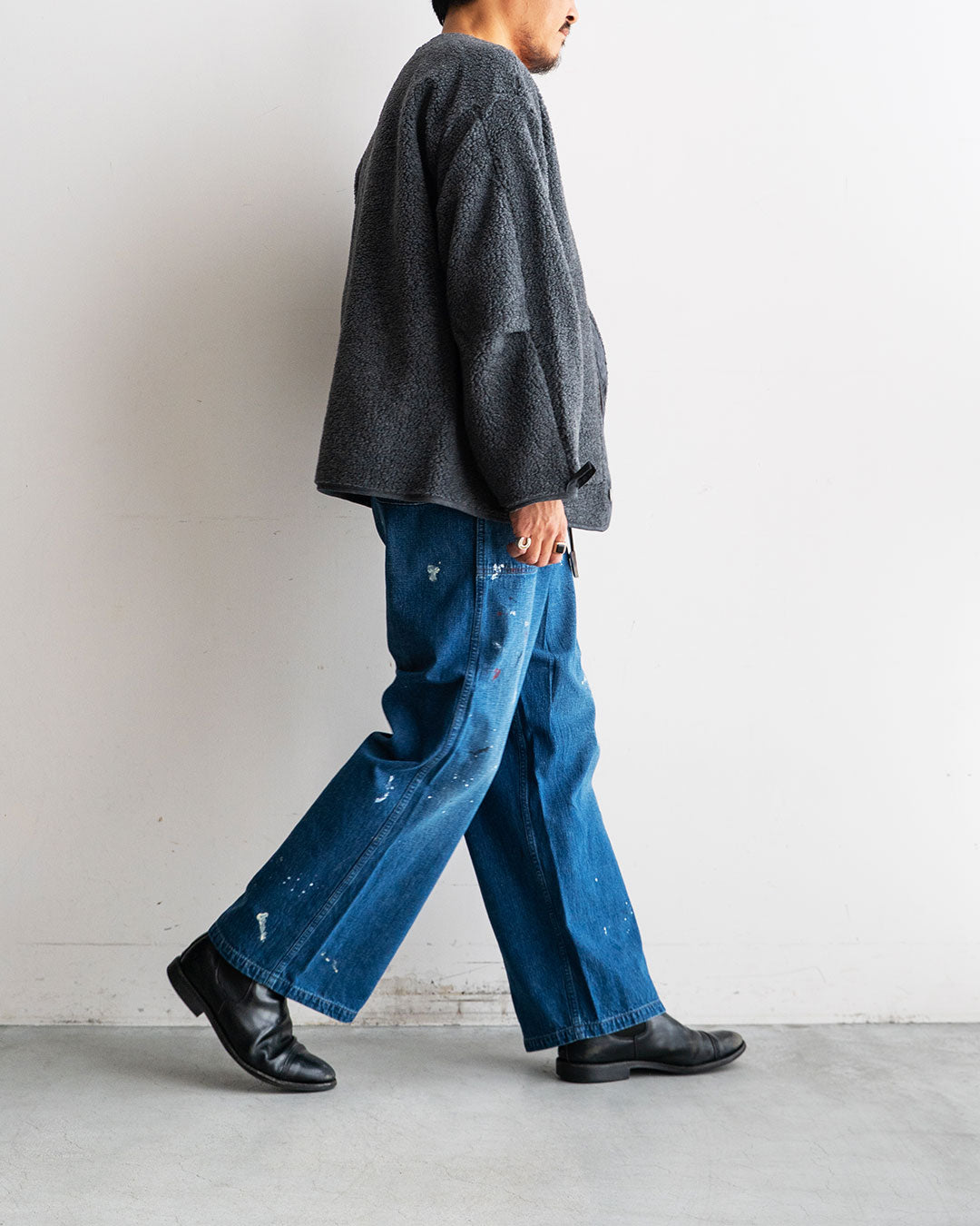 【orslow】US Navy Utility Pants 『Vintage Fade & Paint』