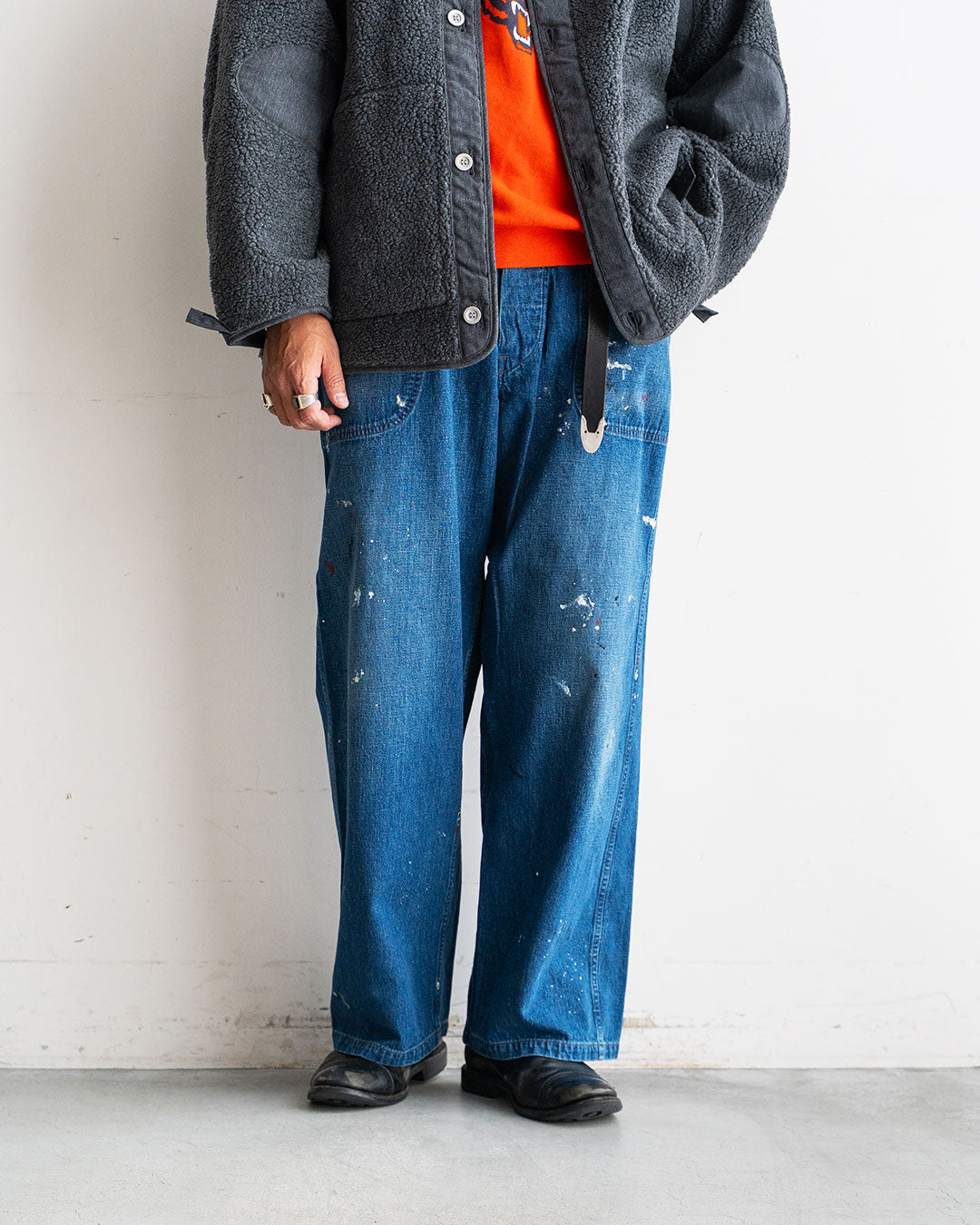 【orslow】US Navy Utility Pants 『Vintage Fade & Paint』