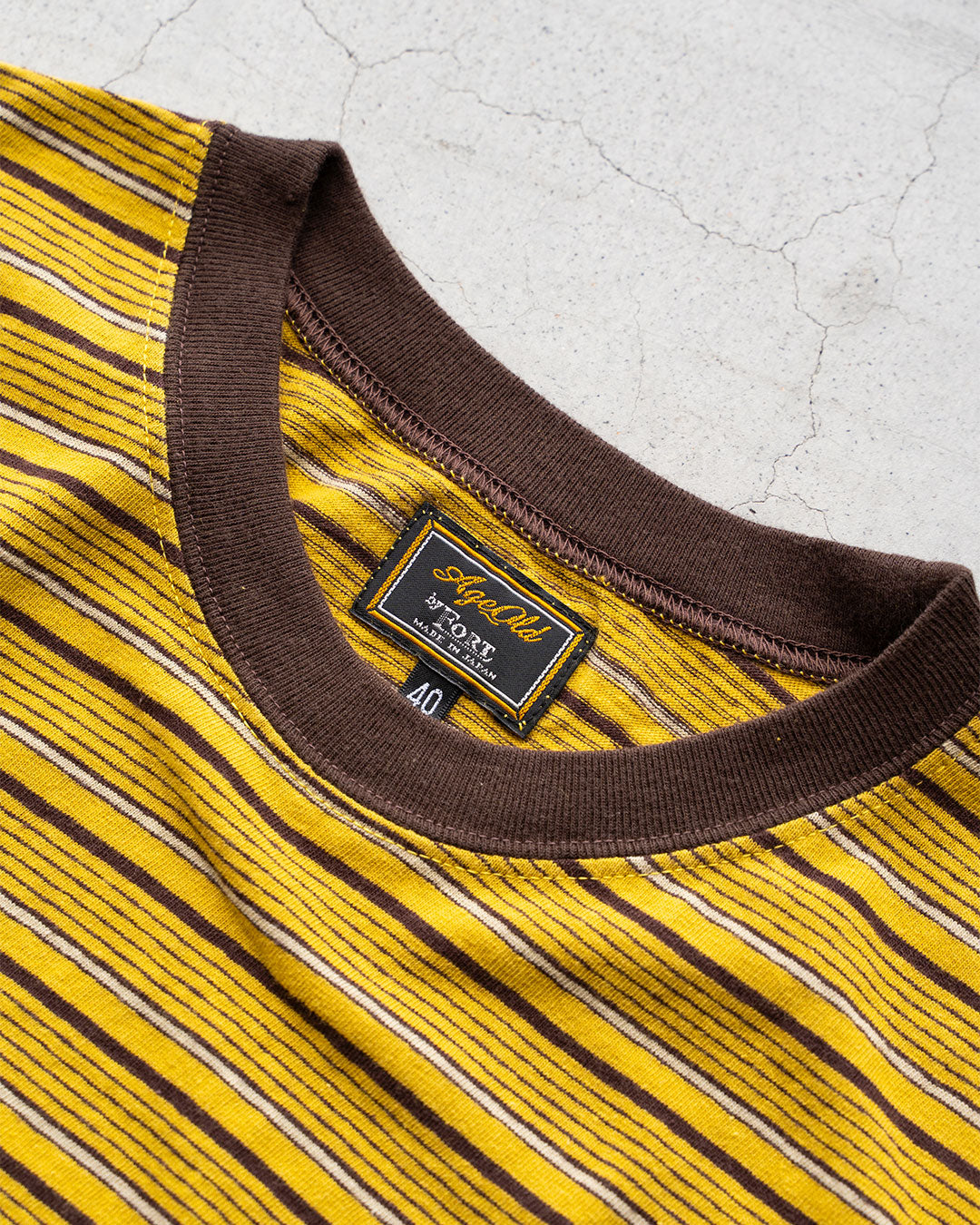 【AGE OLD】Stand By Me Border Tee