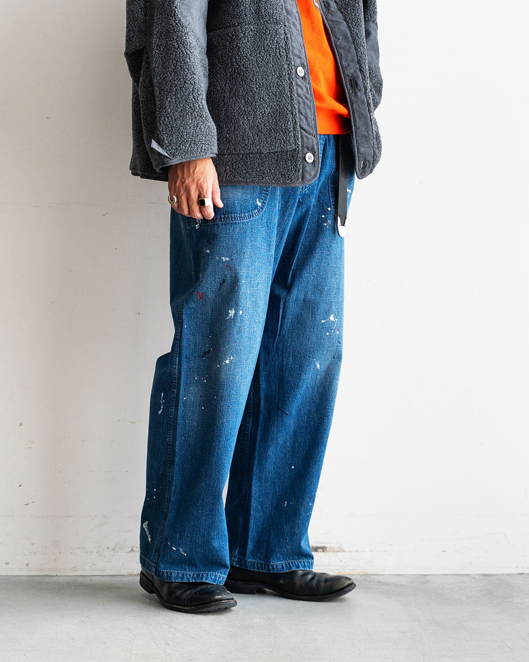 【orslow】US Navy Utility Pants 『Vintage Fade & Paint』