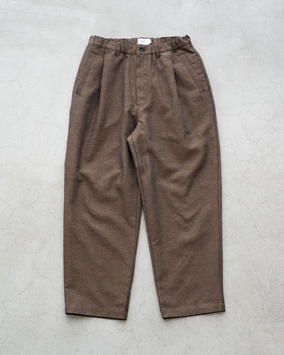 【STILL BY HAND】Deep 1Tuck Poly/Cotton Pants