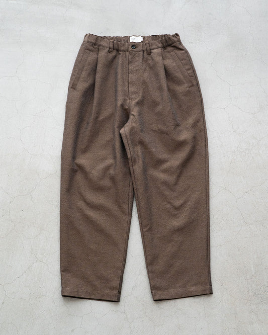 【STILL BY HAND】Deep 1Tuck Poly/Cotton Pants