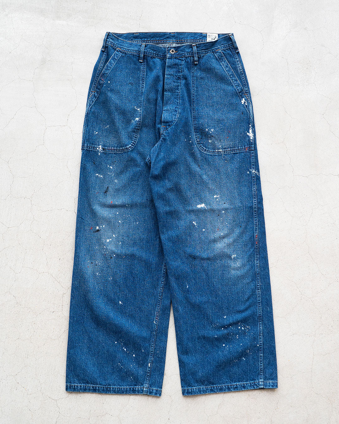 【orslow】US Navy Utility Pants 『Vintage Fade & Paint』