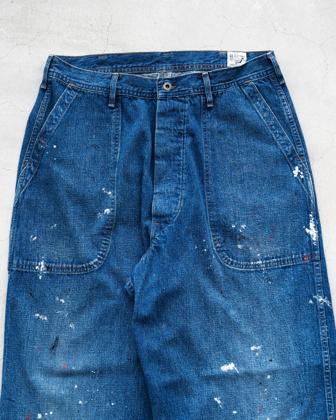 【orslow】US Navy Utility Pants 『Vintage Fade & Paint』