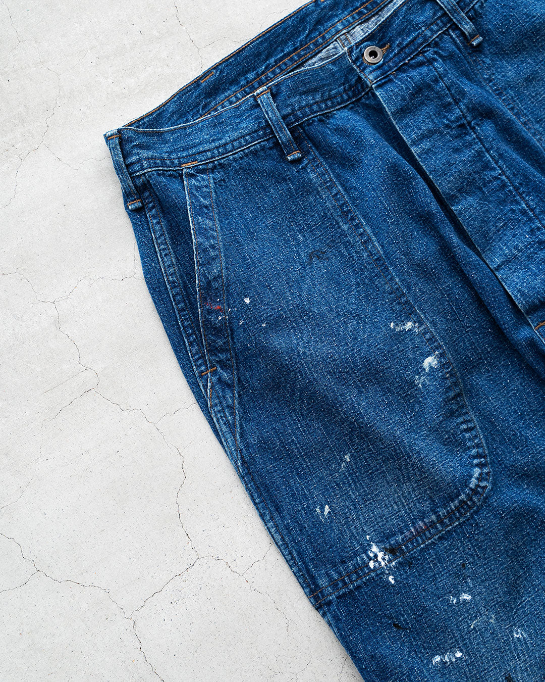 【orslow】US Navy Utility Pants 『Vintage Fade & Paint』