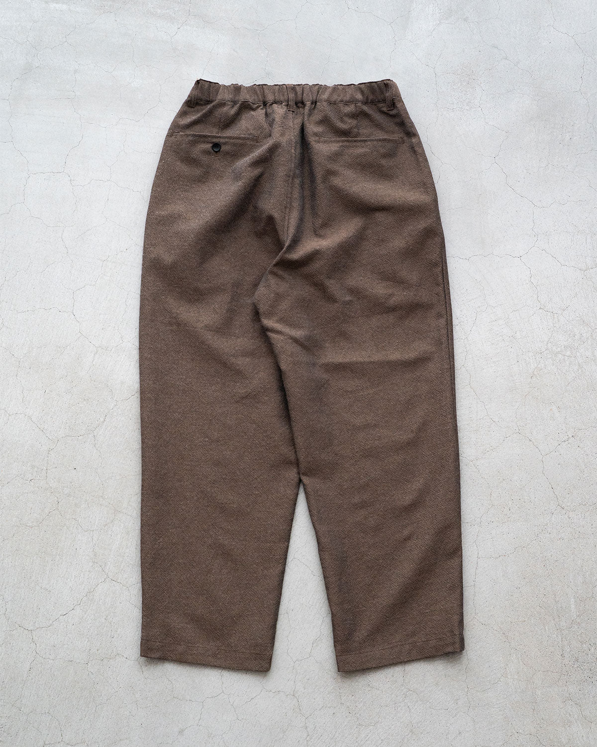 【STILL BY HAND】Deep 1Tuck Poly/Cotton Pants
