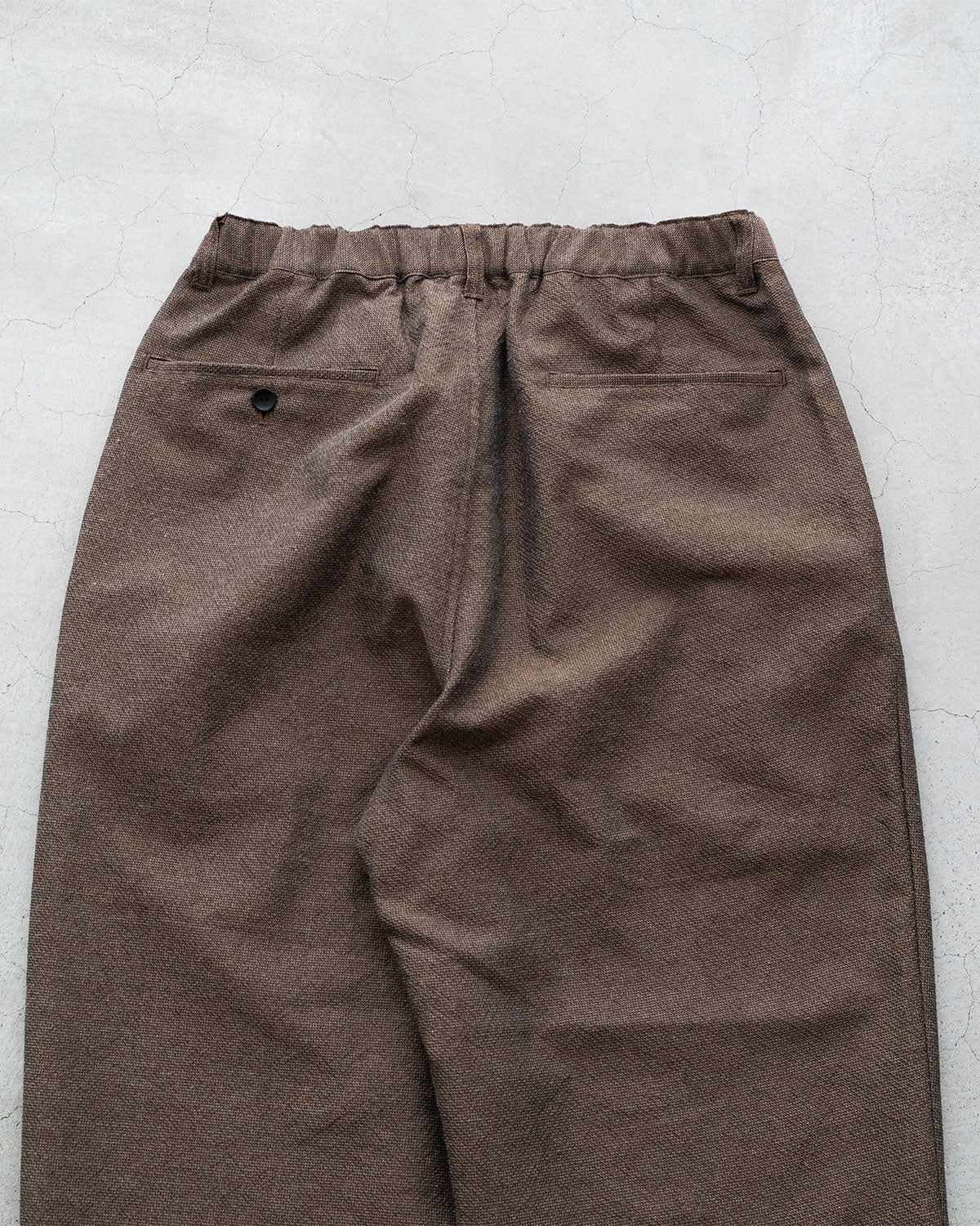 【STILL BY HAND】Deep 1Tuck Poly/Cotton Pants