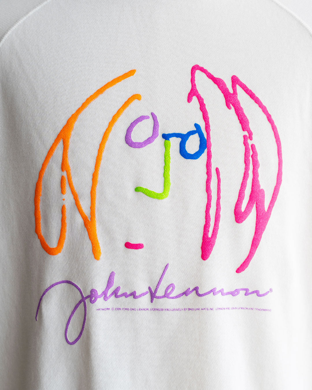 【John Lennon×free rage×FORT】ART Raglan Crew Sweat