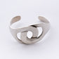 【VINTAGE】70-80s Mexican Silver Modern Art Bangle