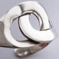 【VINTAGE】70-80s Mexican Silver Modern Art Bangle