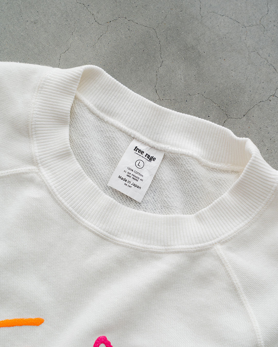 【John Lennon×free rage×FORT】ART Raglan Crew Sweat