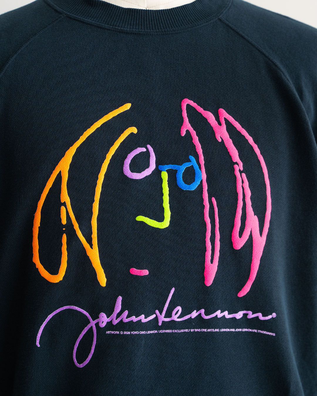 【John Lennon×free rage×FORT】ART Raglan Crew Sweat