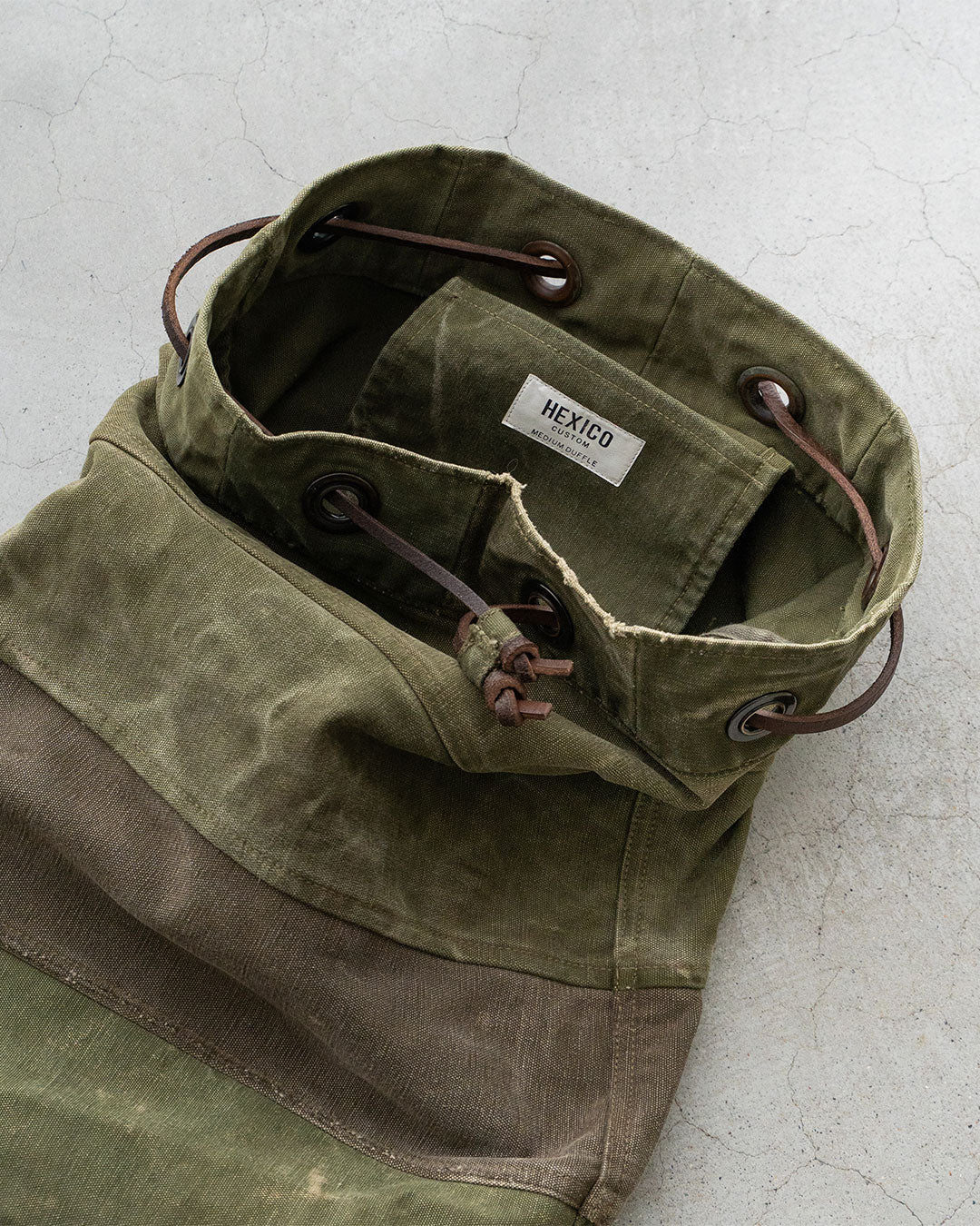 【HEXICO】Medium Duffle『60-70s US Army Duffle Bag Cotton』③