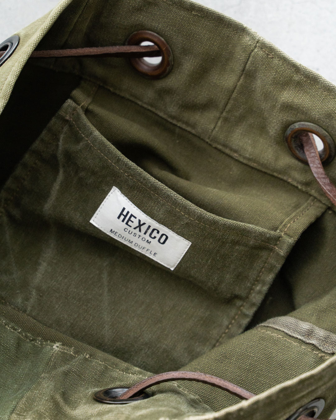 【HEXICO】Medium Duffle『60-70s US Army Duffle Bag Cotton』③