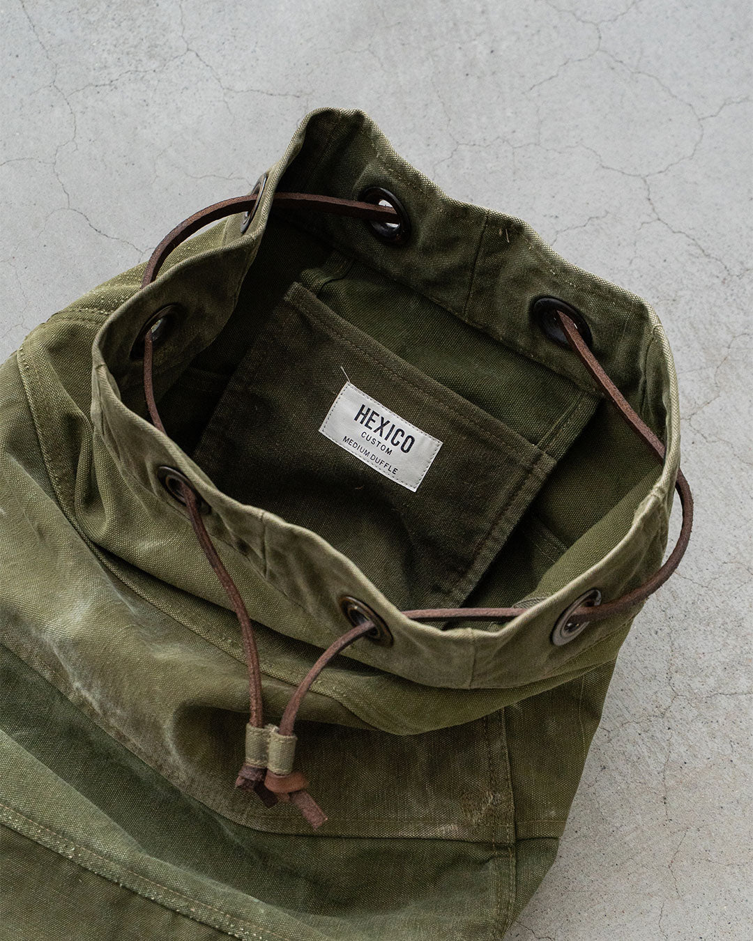 【HEXICO】Medium Duffle『60-70s US Army Duffle Bag Cotton』④