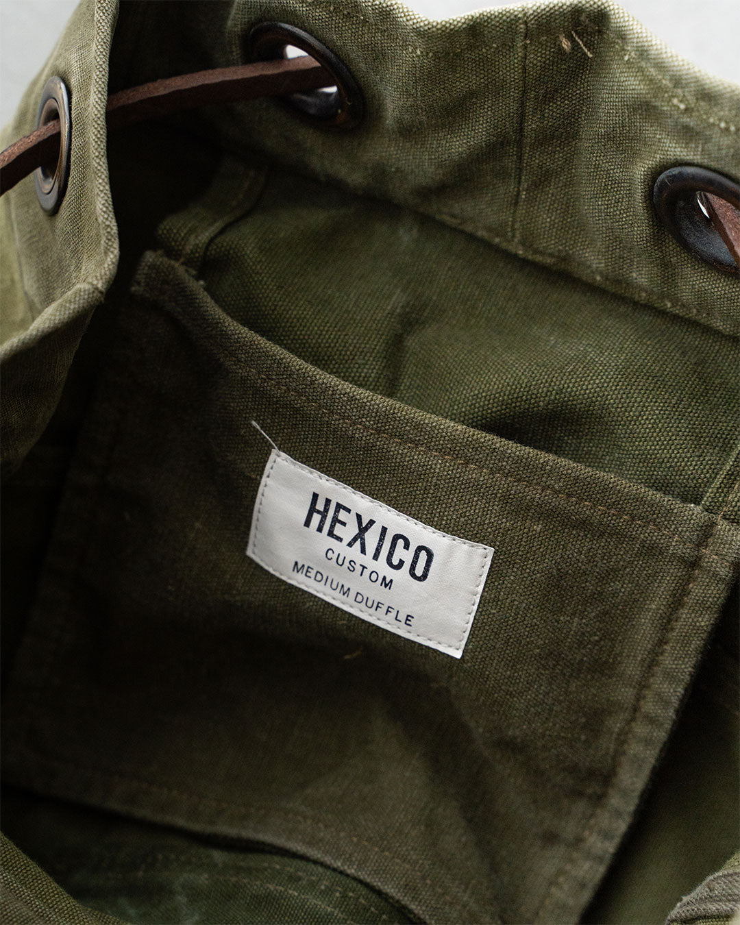 【HEXICO】Medium Duffle『60-70s US Army Duffle Bag Cotton』④