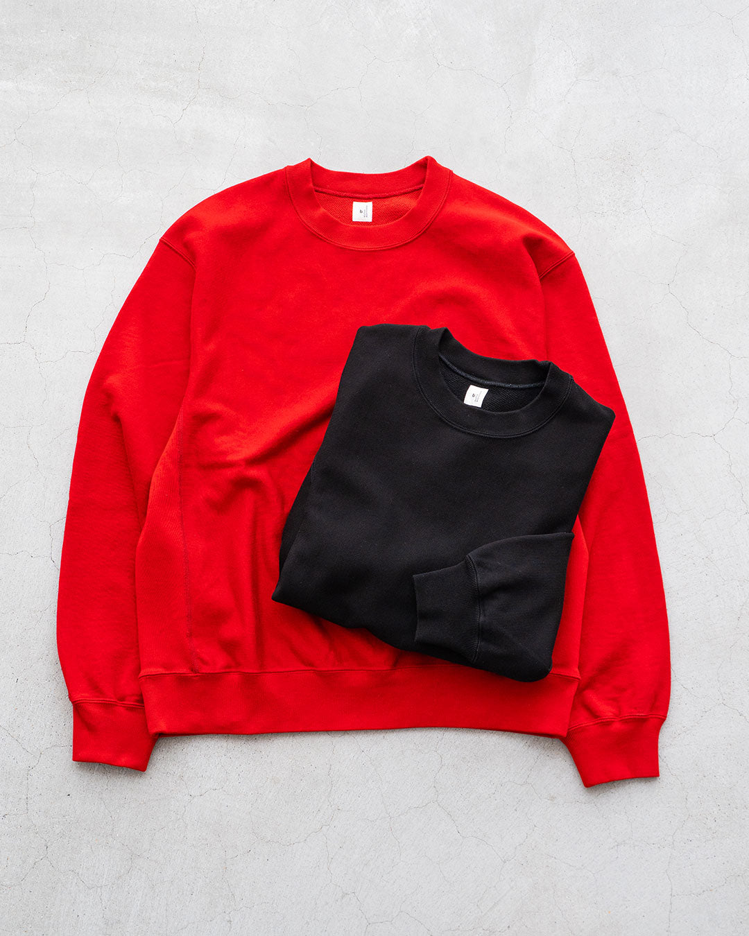 【Blurhms Rootstock】Soft&Hard Sweat Crew-neck P/O