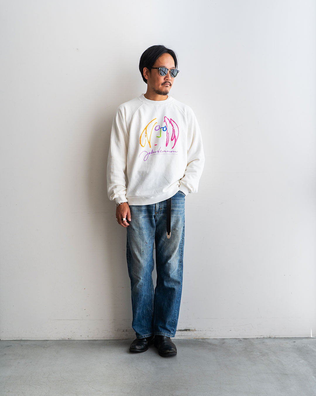 着用モデル 身長175cm　体重69kg
着用サイズ   L  / カラー White