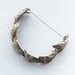 【VINTAGE】40-50s Vintage Mexican Silver Wide Bracelet "PARISINA"