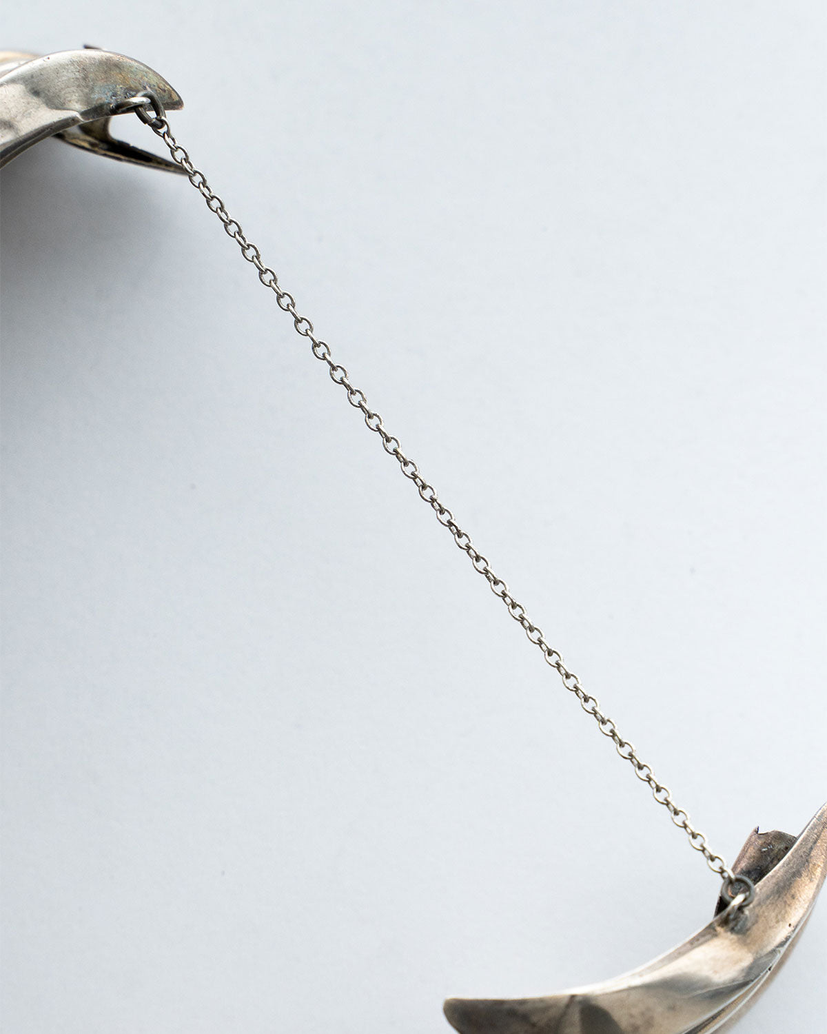 【VINTAGE】40-50s Vintage Mexican Silver Wide Bracelet "PARISINA"