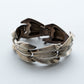 【VINTAGE】40-50s Vintage Mexican Silver Wide Bracelet "PARISINA"