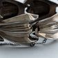 【VINTAGE】40-50s Vintage Mexican Silver Wide Bracelet "PARISINA"