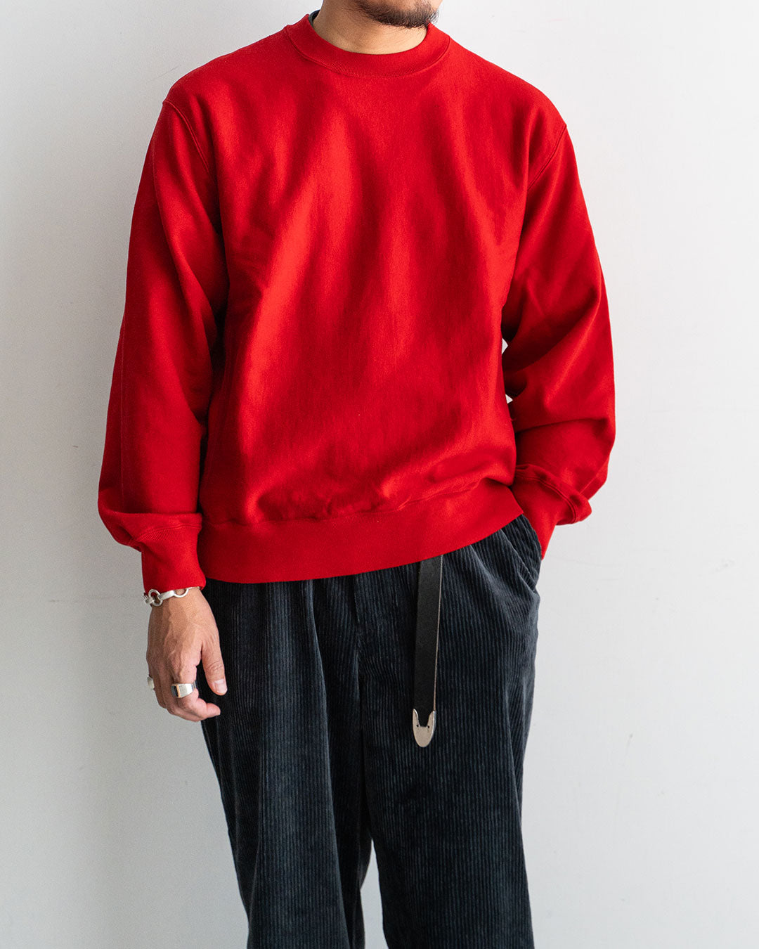 着用モデル 身長175cm　体重69kg / 着用サイズ  2 / カラー  DARK RED