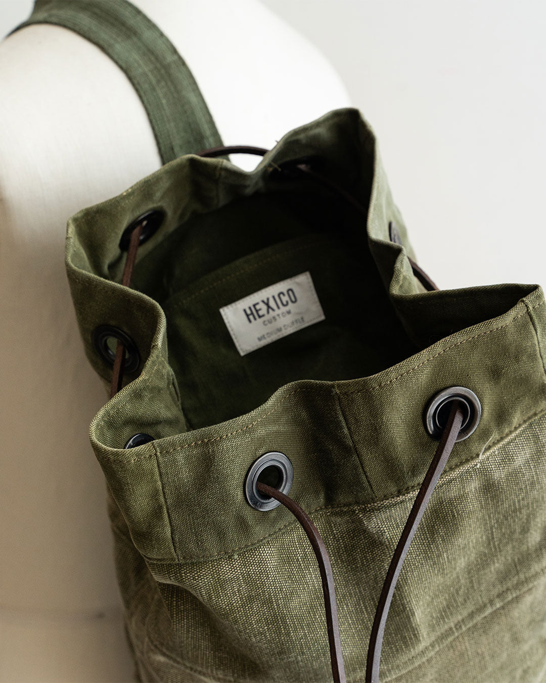【HEXICO】Medium Duffle『60-70s US Army Duffle Bag Cotton』⑤