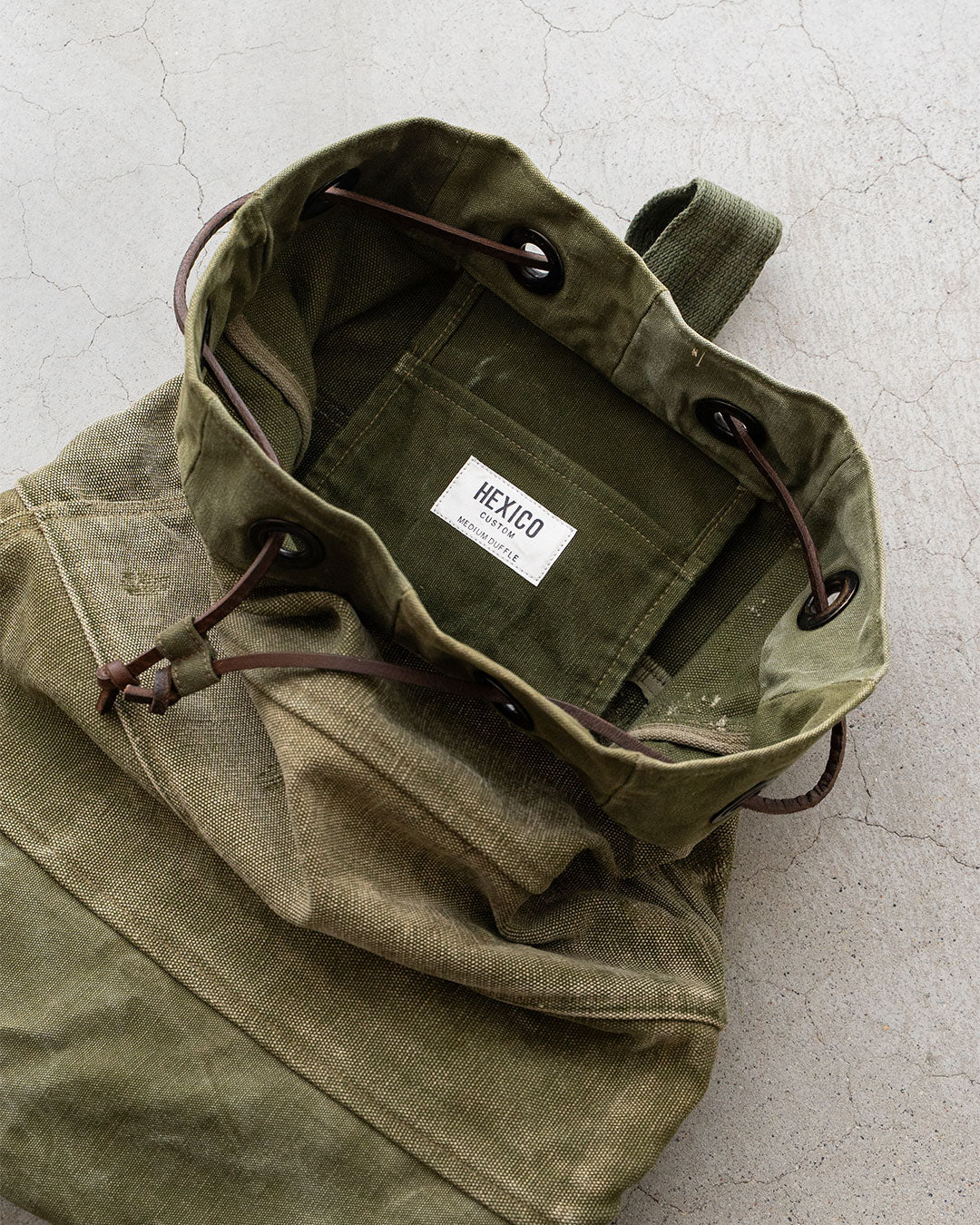 【HEXICO】Medium Duffle『60-70s US Army Duffle Bag Cotton』⑤