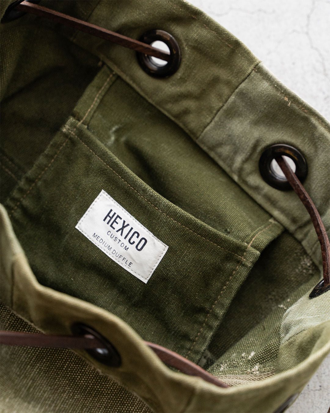 【HEXICO】Medium Duffle『60-70s US Army Duffle Bag Cotton』⑤