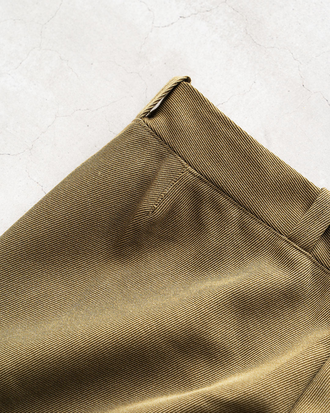 【DEADSTOCK】60s French Military Side Line Wool Trousers
