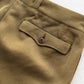 【DEADSTOCK】60s French Military Side Line Wool Trousers