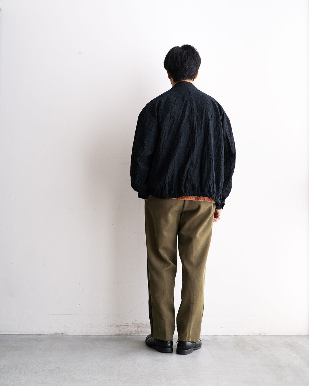 【DEADSTOCK】60s French Military Side Line Wool Trousers