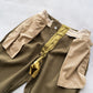 【DEADSTOCK】60s French Military Side Line Wool Trousers