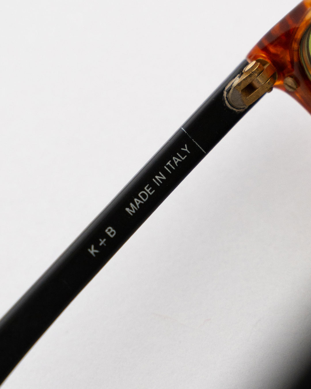 【VINTAGE】80s Browline glasses ”Made In Italy"