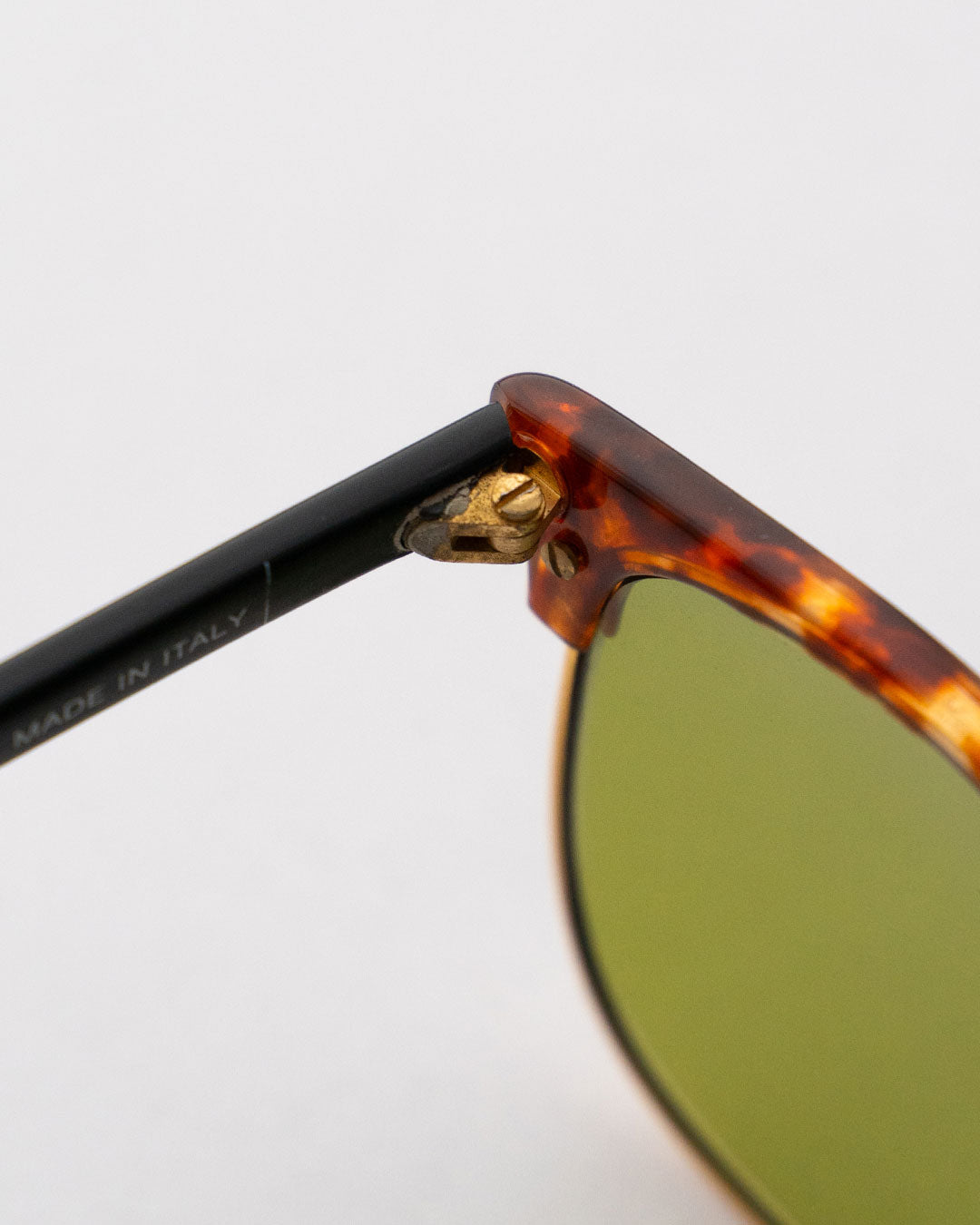 【VINTAGE】80s Browline glasses ”Made In Italy"