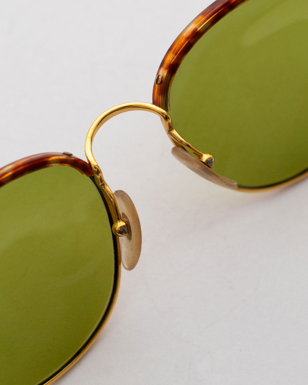 【VINTAGE】80s Browline glasses ”Made In Italy"
