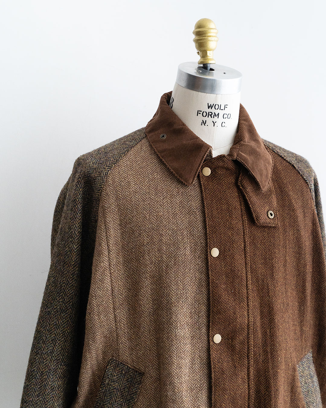 【Yoused】Old Harris Tweed Remake Jacket『Size1』①