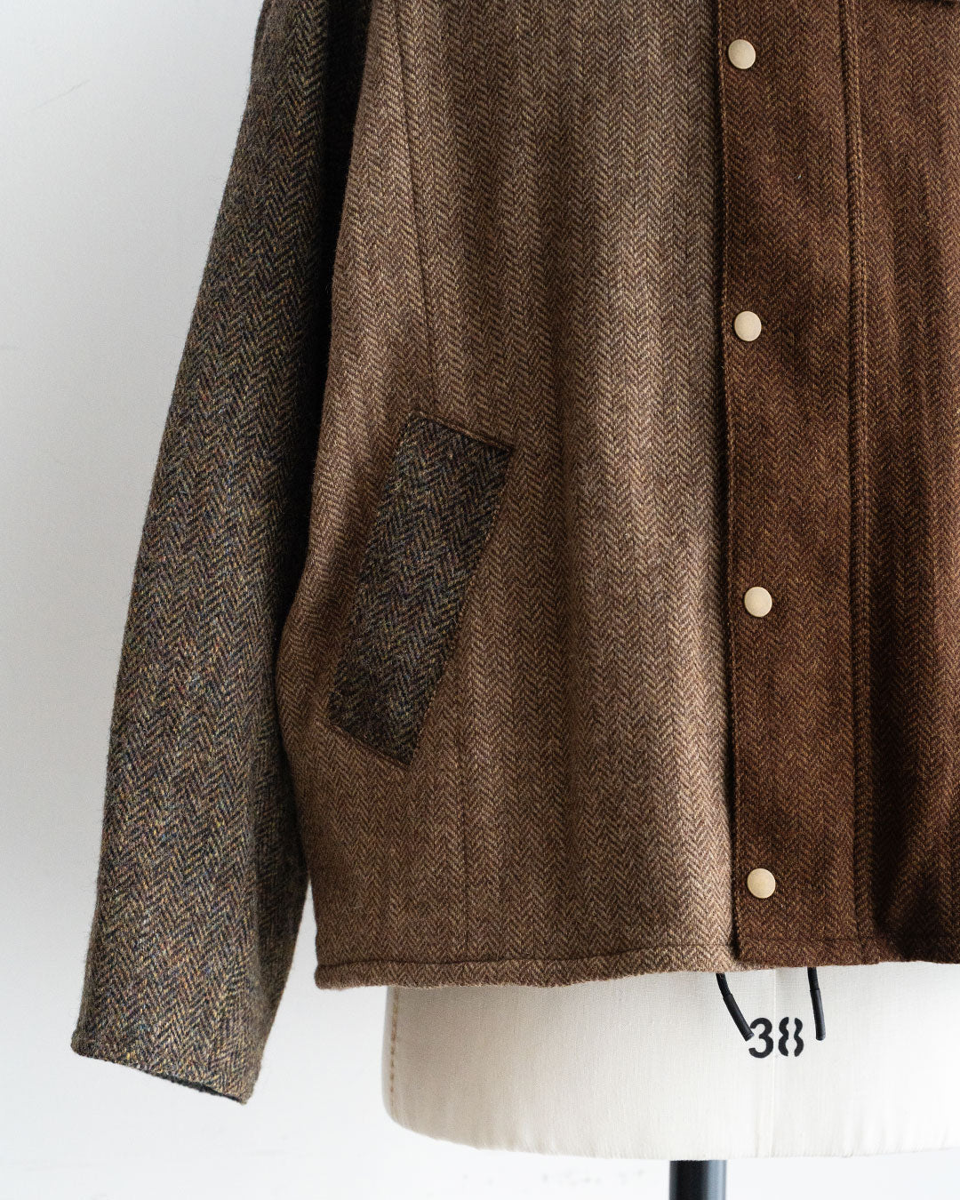 【Yoused】Old Harris Tweed Remake Jacket『Size1』①