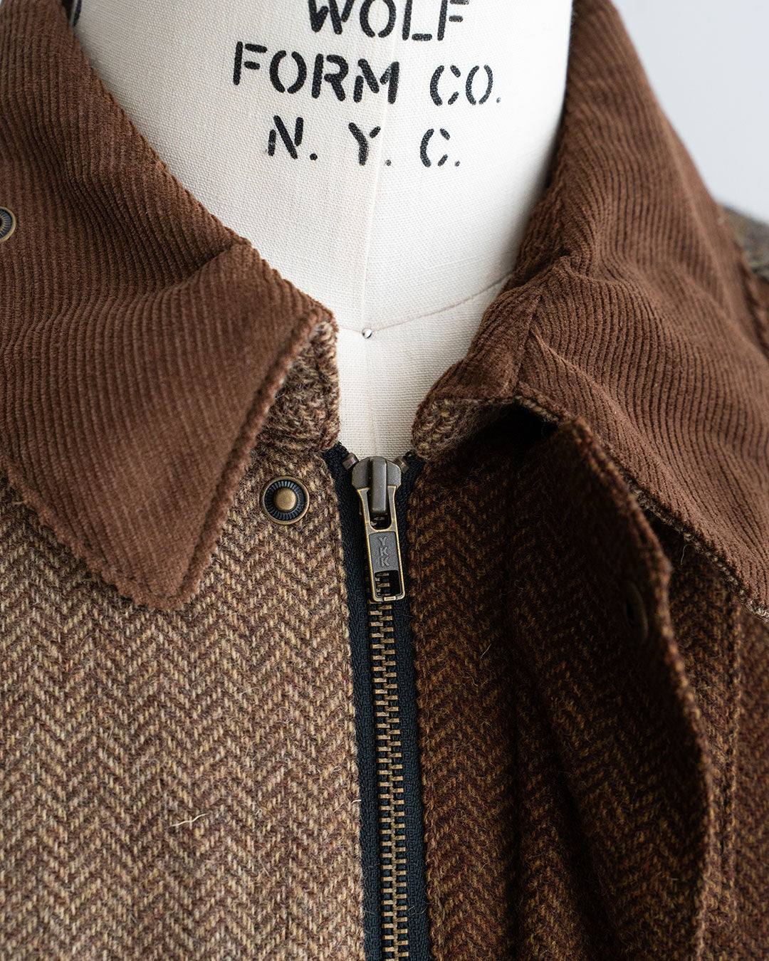 【Yoused】Old Harris Tweed Remake Jacket『Size1』①