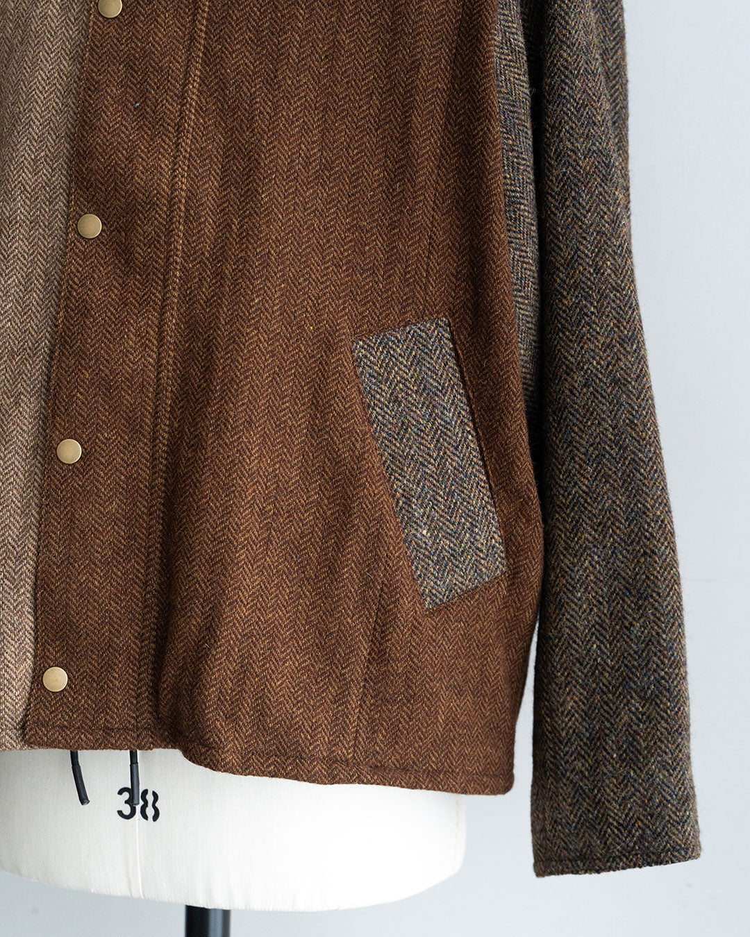 【Yoused】Old Harris Tweed Remake Jacket『Size1』①