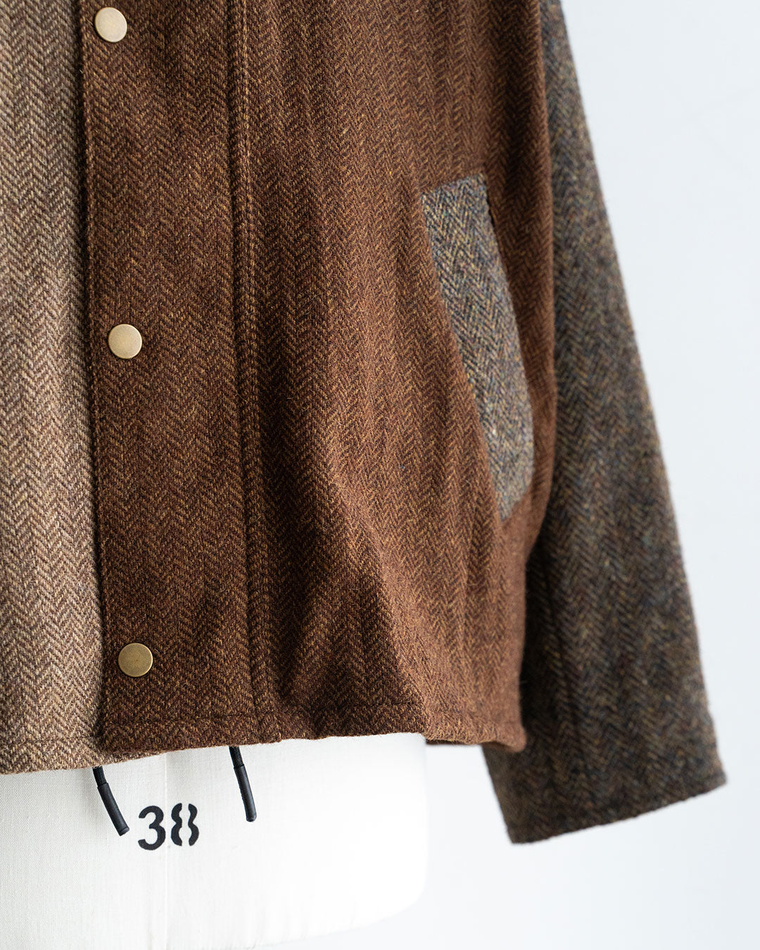 【Yoused】Old Harris Tweed Remake Jacket『Size1』①