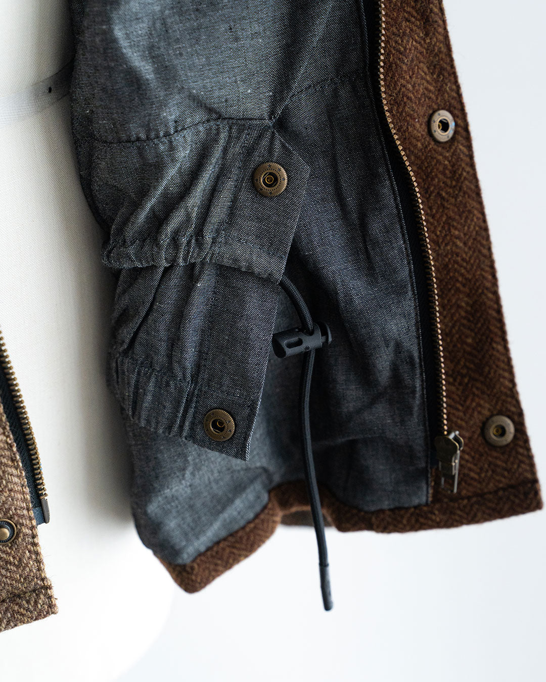 【Yoused】Old Harris Tweed Remake Jacket『Size1』①