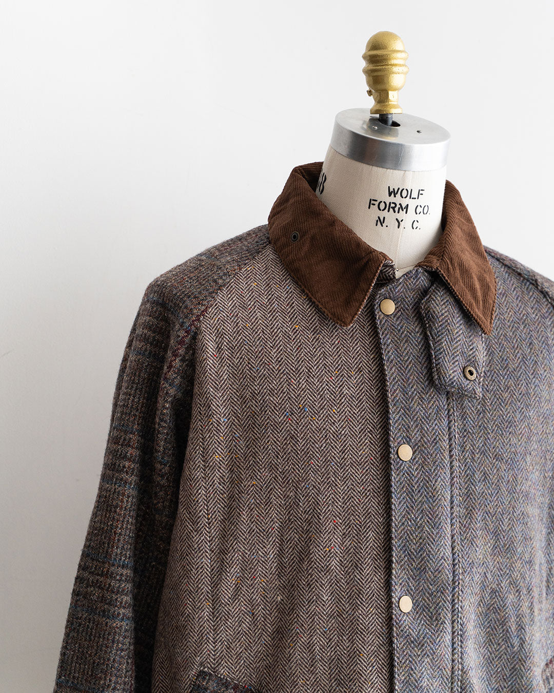 【Yoused】Old Harris Tweed Remake Jacket『Size2』②