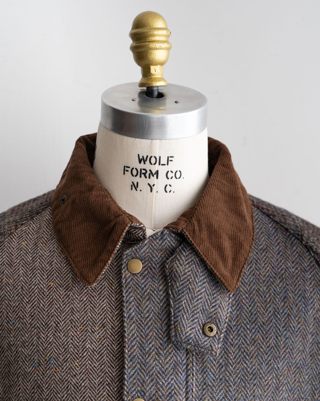 【Yoused】Old Harris Tweed Remake Jacket『Size2』②