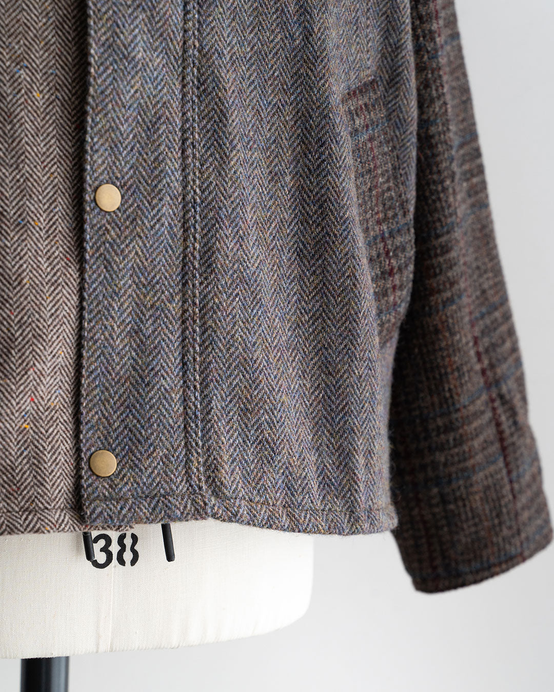 【Yoused】Old Harris Tweed Remake Jacket『Size2』②