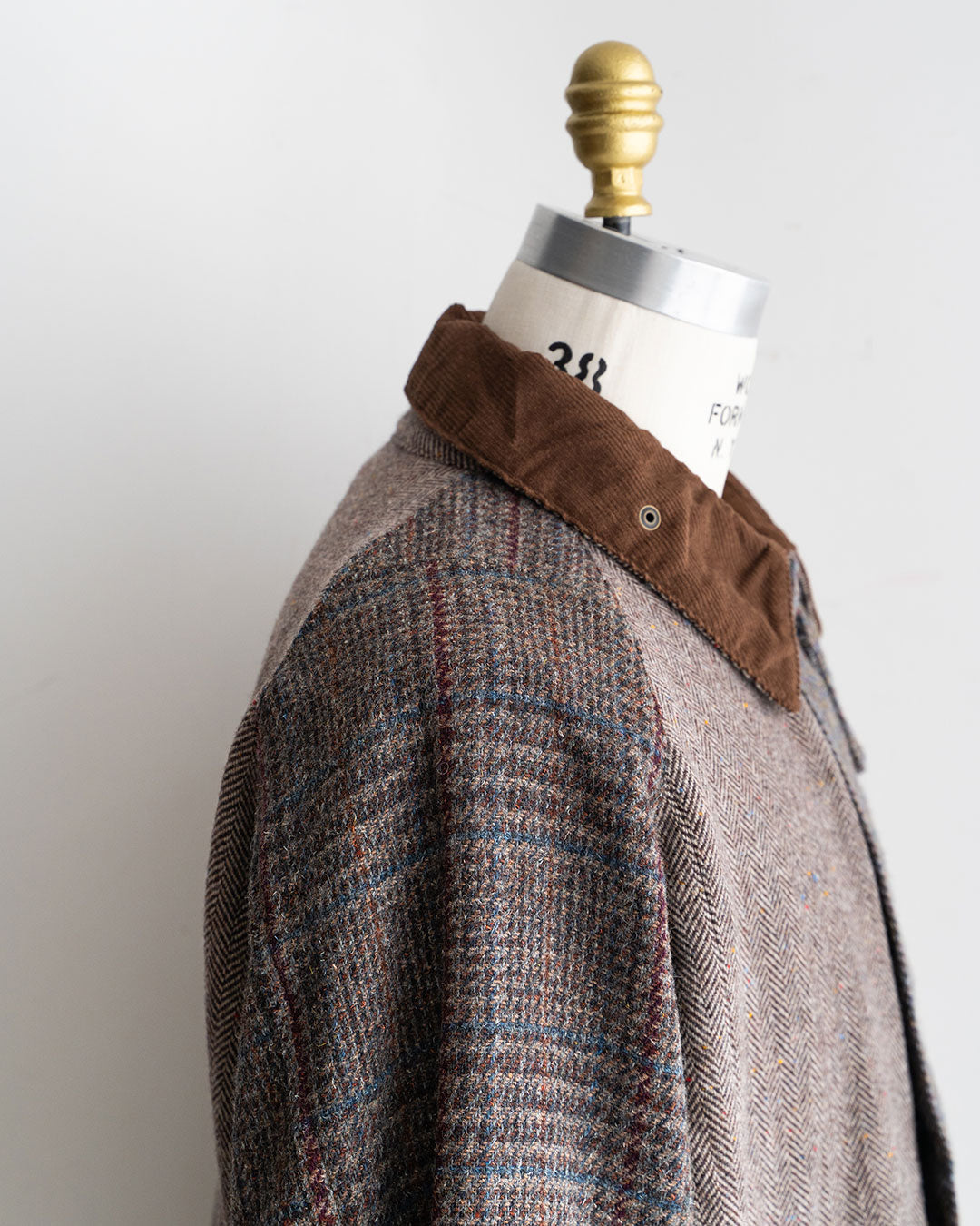 【Yoused】Old Harris Tweed Remake Jacket『Size2』②