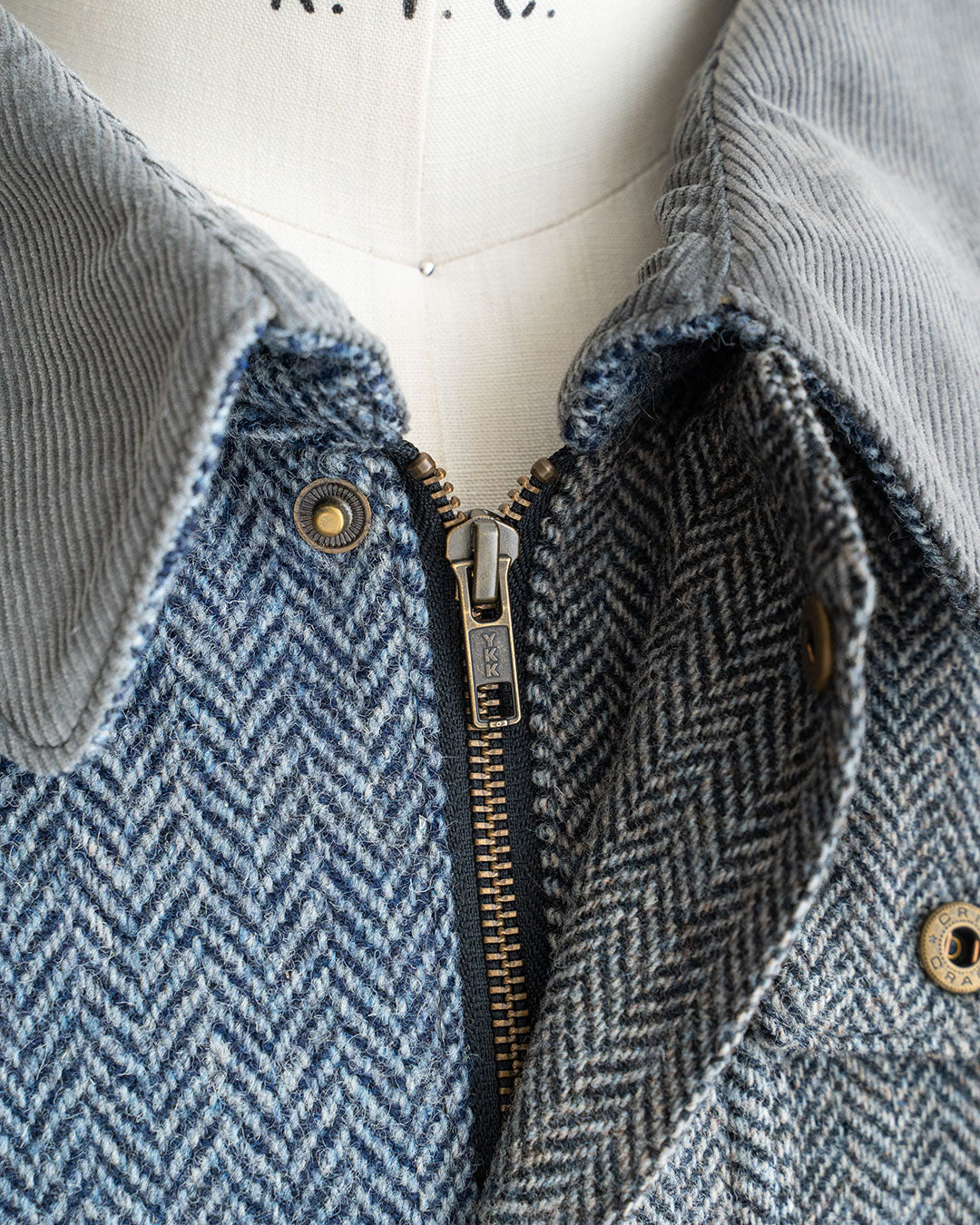 【Yoused】Old Harris Tweed Remake Jacket『Size1』③