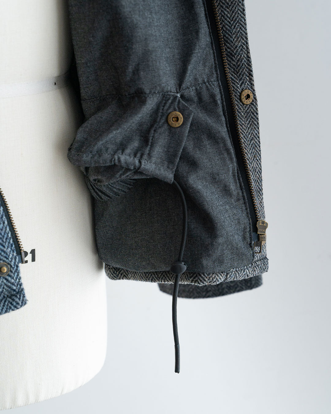 【Yoused】Old Harris Tweed Remake Jacket『Size1』③